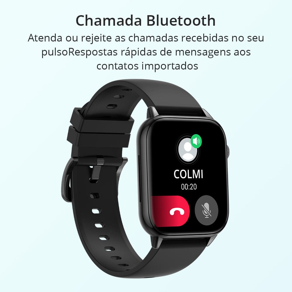 Smartwatch Wellness À Prova D'Água Bateria 7 dias