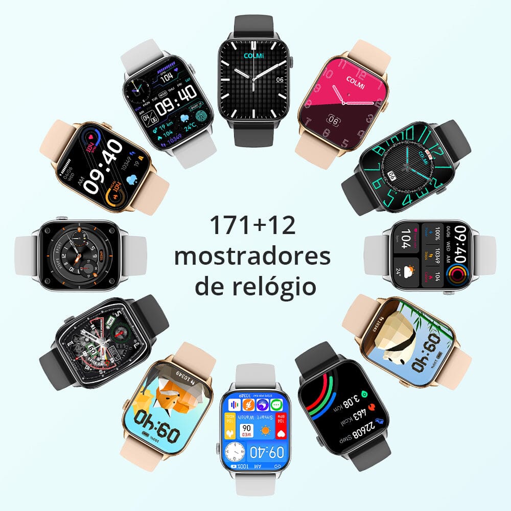 Smartwatch Wellness À Prova D'Água Bateria 7 dias