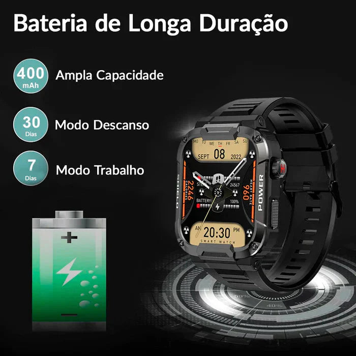 Smartwatch Titã - Robusto e Resistente