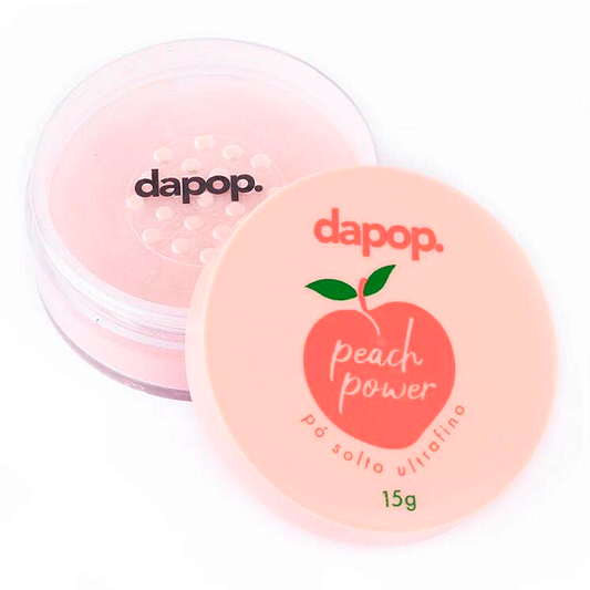 Pó Solto Ultrafino Peach Power Pêssego Dapop 15g